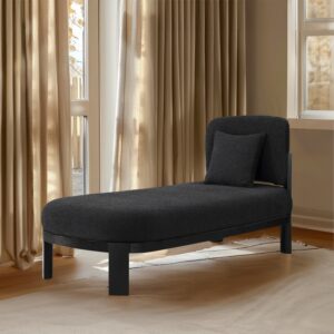 Maybourne Boucle Fabric Upholstered Chaise