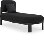 Maybourne Boucle Fabric Upholstered Chaise