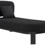 Maybourne Boucle Fabric Upholstered Chaise