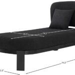 Maybourne Boucle Fabric Upholstered Chaise