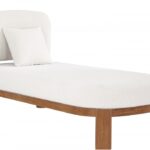 Maybourne Boucle Fabric Upholstered Chaise