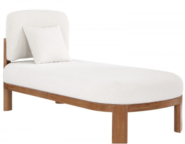 Maybourne Boucle Fabric Upholstered Chaise