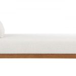 Maybourne Boucle Fabric Upholstered Chaise