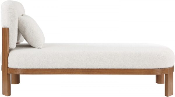 Maybourne Boucle Fabric Upholstered Chaise