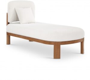 Maybourne Boucle Fabric Upholstered Chaise
