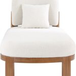 Maybourne Boucle Fabric Upholstered Chaise