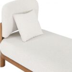 Maybourne Boucle Fabric Upholstered Chaise