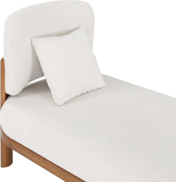 Maybourne Boucle Fabric Upholstered Chaise