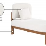 Maybourne Boucle Fabric Upholstered Chaise
