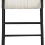 Burke Vegan Leather Upholstered Counter Stools