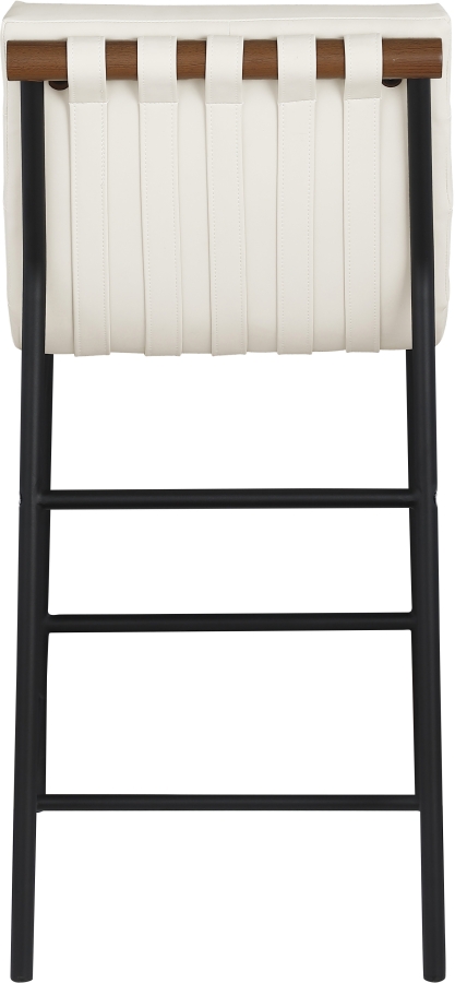 Burke Vegan Leather Upholstered Counter Stools