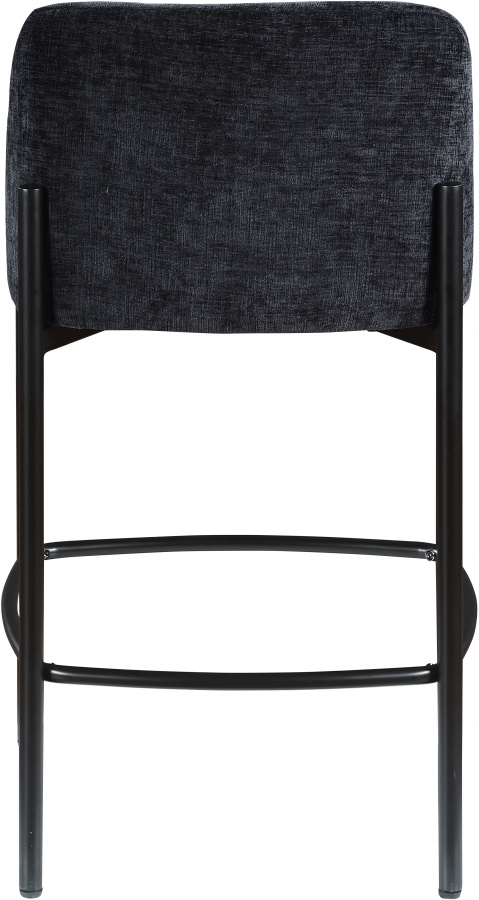 Burton Chenille Fabric Upholstered Bar / Counter Stool