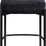 Burton Chenille Fabric Upholstered Bar / Counter Stool