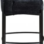 Burton Chenille Fabric Upholstered Bar / Counter Stool