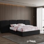 Shiloh Boucle Fabric Upholstered Bed