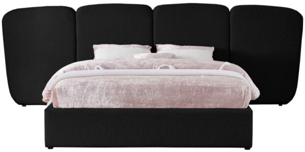 Shiloh Boucle Fabric Upholstered Bed
