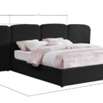 Shiloh Boucle Fabric Upholstered Bed