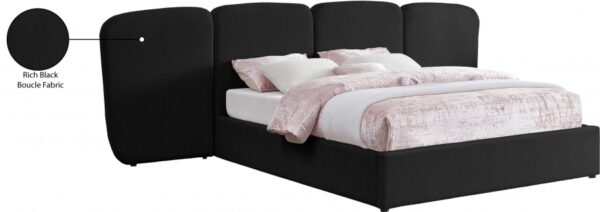 Shiloh Boucle Fabric Upholstered Bed