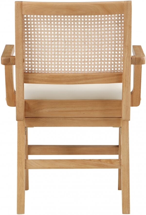 Abby Vegan Leather Upholstered Dining Arm Chair
