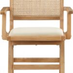 Abby Vegan Leather Upholstered Dining Arm Chair