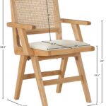 Abby Vegan Leather Upholstered Dining Arm Chair