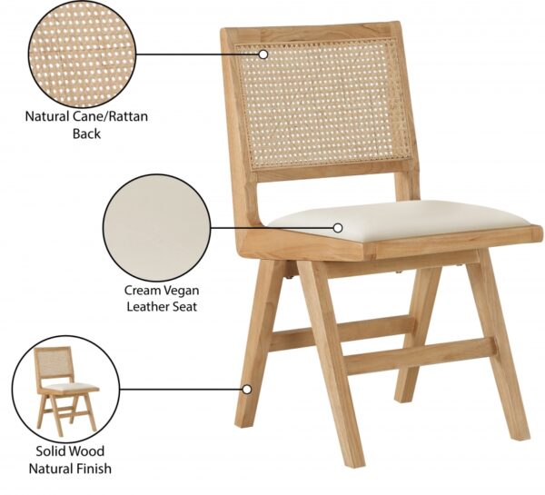 Abby Vegan Leather Upholstered Dining Side Chair