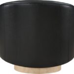 Gibson Vegan Leather Upholstered Swivel Accent Chair