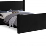 Elias Velvet Upholstered Bed