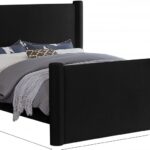 Elias Velvet Upholstered Bed