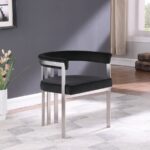 Marcello Stone Velvet Upholstered Dining Chair