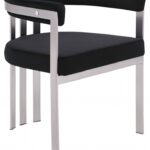 Marcello Stone Velvet Upholstered Dining Chair