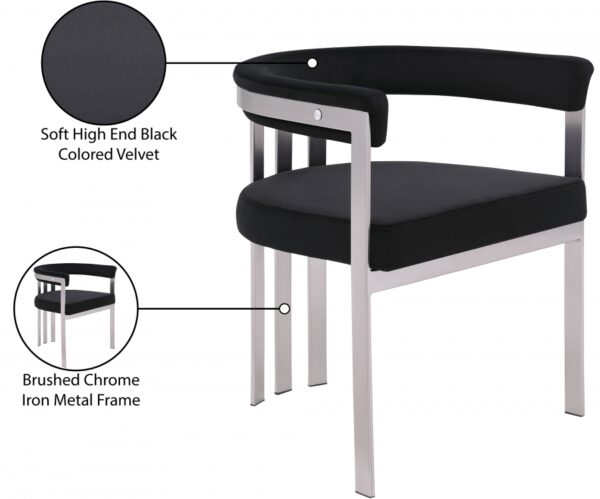Marcello Stone Velvet Upholstered Dining Chair