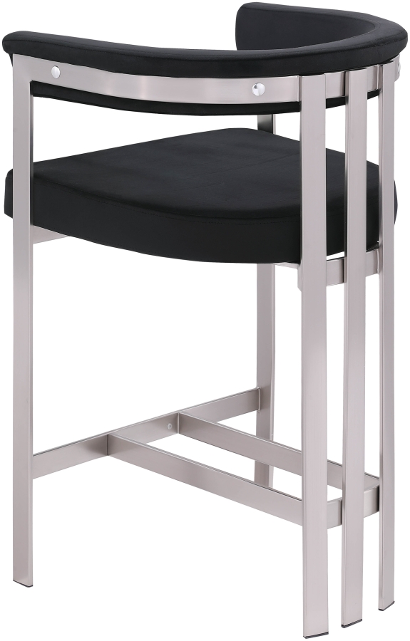 Marcello Velvet Upholstered Counter Stool