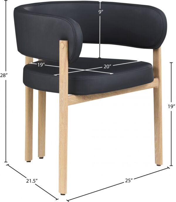 Gideon Vegan Leather Upholstered Dining Chair