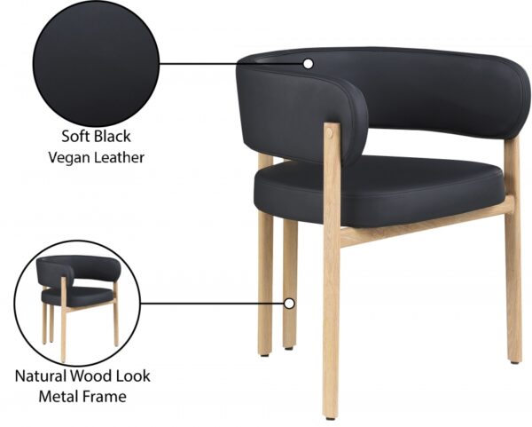 Gideon Vegan Leather Upholstered Dining Chair