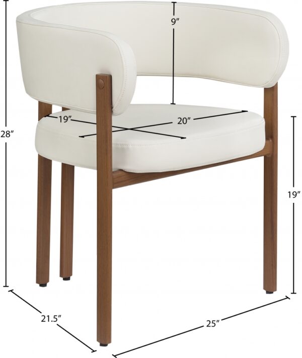 Gideon Vegan Leather Upholstered Dining Chair