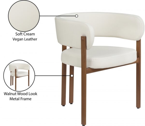 Gideon Vegan Leather Upholstered Dining Chair