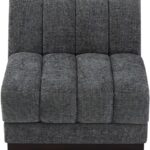Quinn Chenille Fabric Upholstered Armless Modular Chair