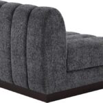 Quinn Chenille Fabric Upholstered Armless Modular Chair