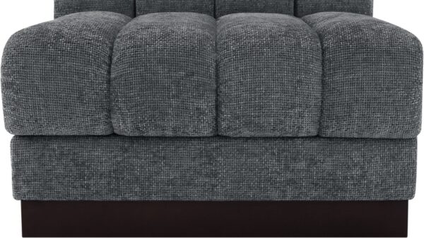 Quinn Chenille Fabric Upholstered Armless Modular Chair