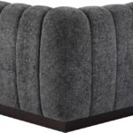 Quinn Chenille Fabric Upholstered Corner Modular Chair