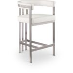 Marcello Vegan Leather Upholstered Bar / Counter Stools