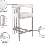 Marcello Vegan Leather Upholstered Bar / Counter Stools