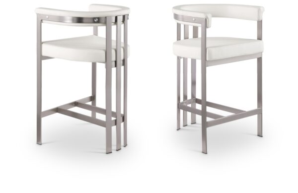 Marcello Vegan Leather Upholstered Bar / Counter Stools