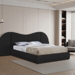 Everest Boucle Fabric Upholstered Bed