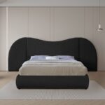 Everest Boucle Fabric Upholstered Bed