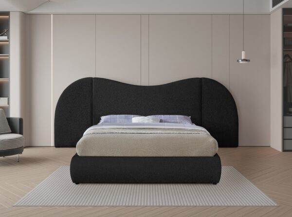Everest Boucle Fabric Upholstered Bed