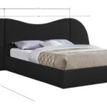 Everest Boucle Fabric Upholstered Bed