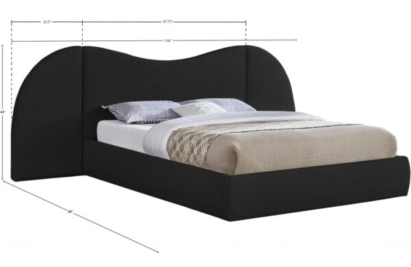 Everest Boucle Fabric Upholstered Bed