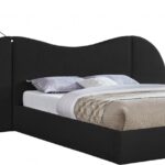 Everest Boucle Fabric Upholstered Bed